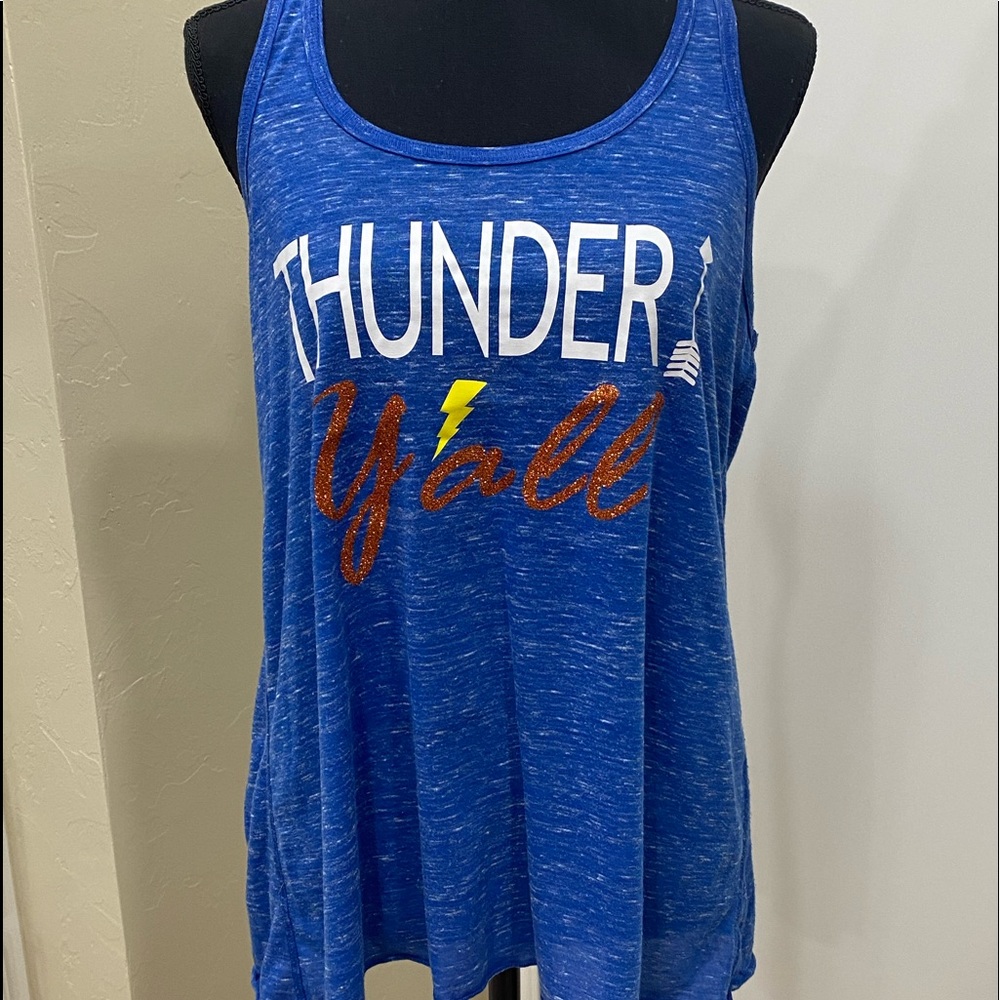 Thunder Up Y’all T-back tank top- size. XL